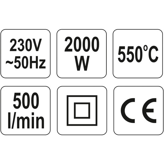 OPALARKA 2000W (I)350°C (II)550°C -zdjęcie numer 6