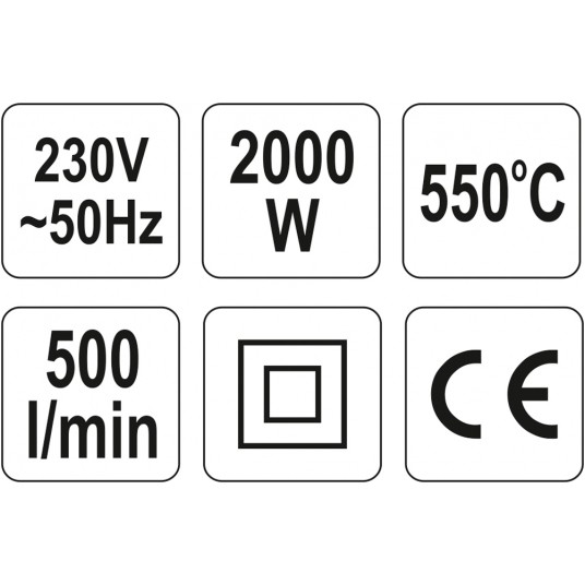 OPALARKA 2000W (I)350°C (II)550°C AKCES -zdjęcie numer 4