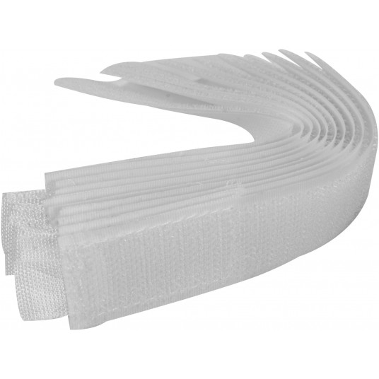 OPASKA Z RZEPEM 150MM 10SZT. BIAŁE -zdjęcie numer 1