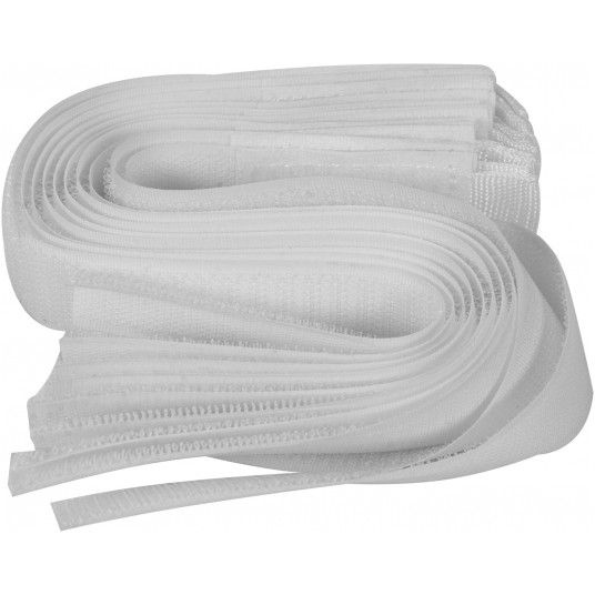 OPASKA Z RZEPEM 300MM 10SZT. BIAŁE -zdjęcie numer 1