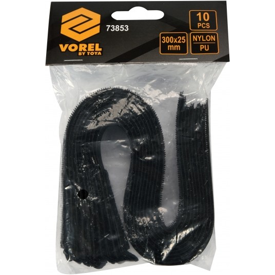 OPASKA Z RZEPEM 300MM 10SZT. CZARNE -zdjęcie numer 2