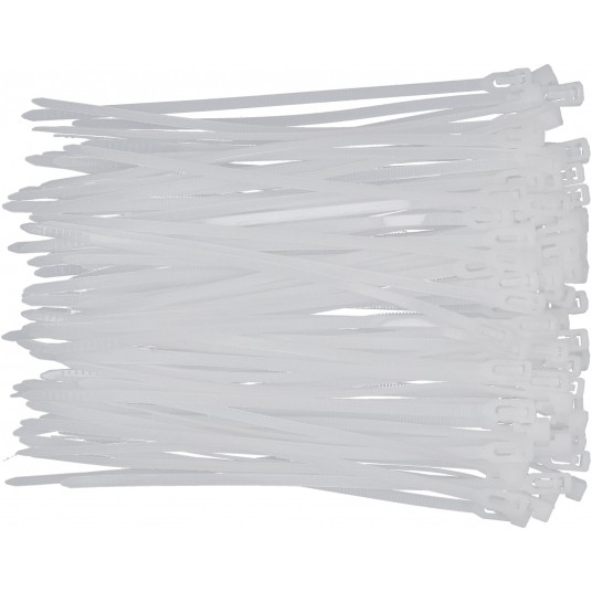 OPASKI PLA, ROZPI 3,6X150MM 100SZT.BIAŁE -zdjęcie numer 1