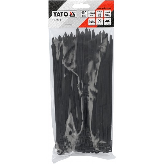 OPASKI PLA, ROZPI 4,8X200MM 100SZT. CZAR -zdjęcie numer 4