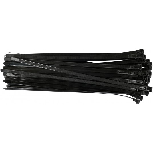 OPASKI PLA, ROZPI 7,6X300MM 50SZT. CZARN -zdjęcie numer 1