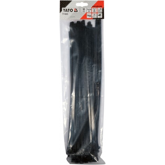 OPASKI PLA, ROZPI 7,6X350MM 50SZT. CZARN -zdjęcie numer 3