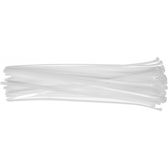 OPASKI PLA, ROZPI 7,6X400MM 50SZT. BIAŁE -zdjęcie numer 1