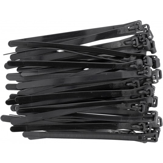 OPASKI PLAS, ROZPI 7,6X150MM 50SZT. CZAR -zdjęcie numer 1