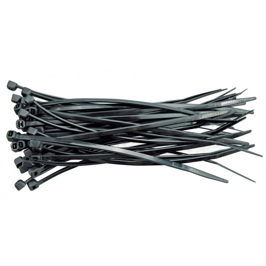 OPASKI PLASTIKOWE 150X2,5 100SZT. CZARNE -zdjęcie numer 1