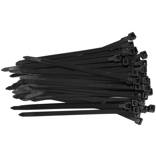 OPASKI PLASTIKOWE 200X7,6 50SZT. CZARNE -zdjęcie numer 1