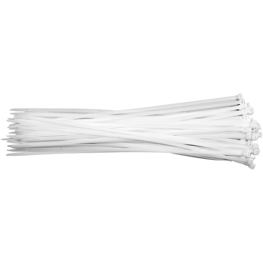 OPASKI PLASTIKOWE 300X7,6 50SZT. BIAŁE -zdjęcie numer 1