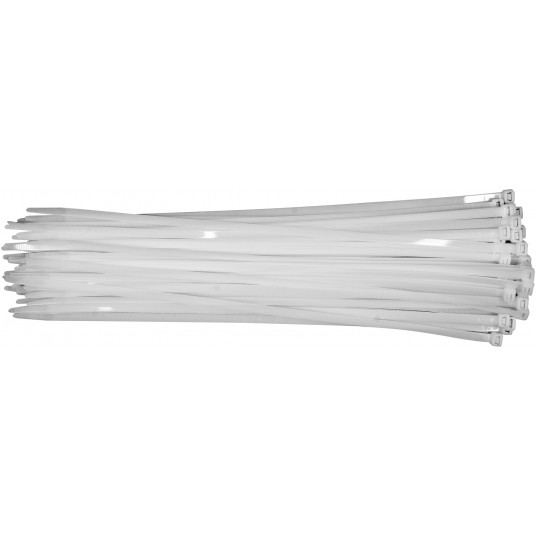 OPASKI PLASTIKOWE 350X7,6 50SZT. BIAŁE -zdjęcie numer 1