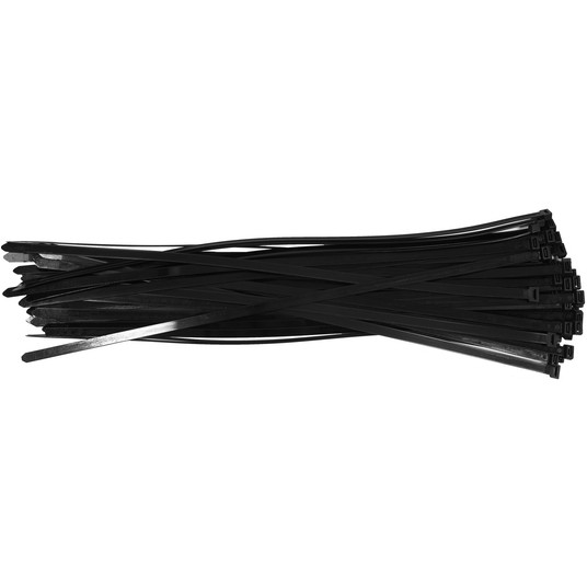 OPASKI PLASTIKOWE 400X7,6 50SZT. CZARNE -zdjęcie numer 1