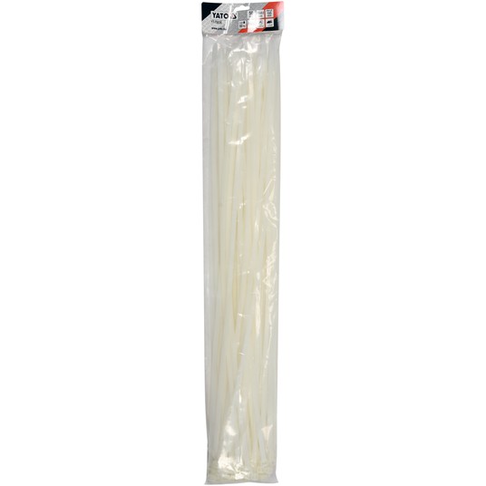 OPASKI PLASTIKOWE 700X9,0 50SZT. BIAŁE -zdjęcie numer 3