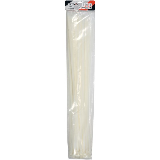 OPASKI PLASTIKOWE 760X12,6 50SZT. BIAŁE -zdjęcie numer 3