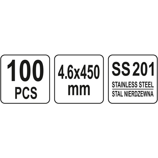 OPASKI ZACI ZE STA NIERD 4.6X450MM100SZT -zdjęcie numer 2
