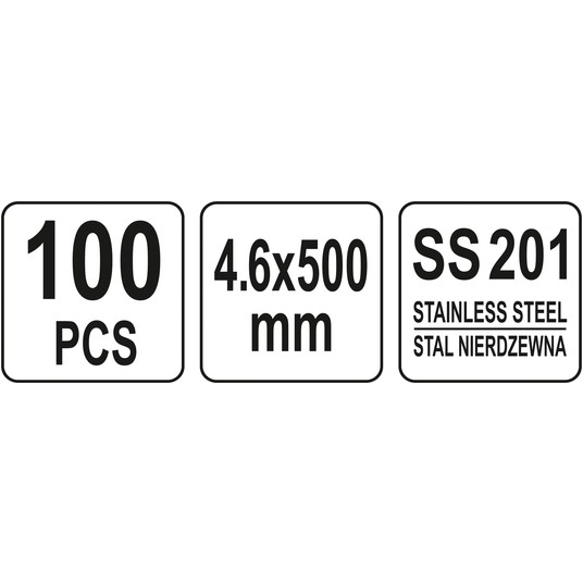 OPASKI ZACI ZE STA NIERD 4.6X500MM100SZT -zdjęcie numer 2