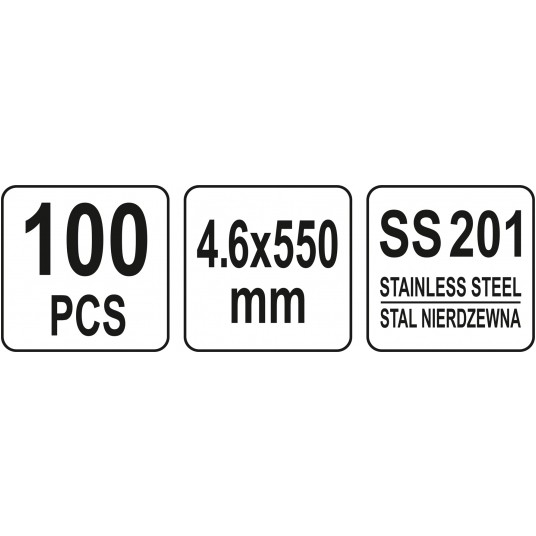 OPASKI ZACI ZE STA NIERD 4.6X550MM100SZT -zdjęcie numer 2