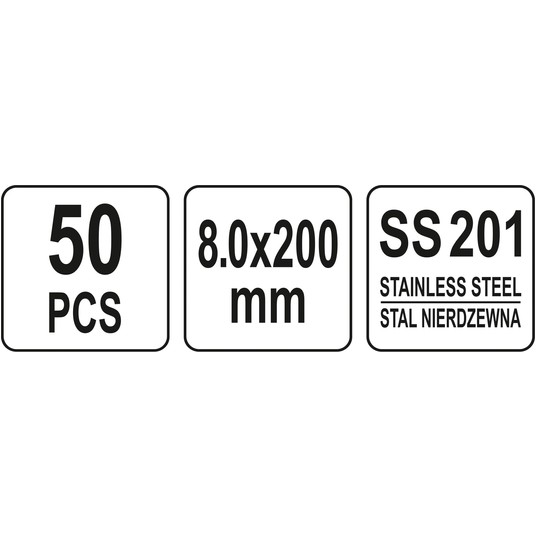 OPASKI ZACI ZE STA NIERD 8.0X200MM 50SZT -zdjęcie numer 4