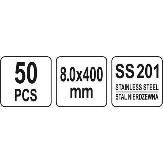 OPASKI ZACI ZE STA NIERD 8.0X400MM 50SZT -zdjęcie numer 4