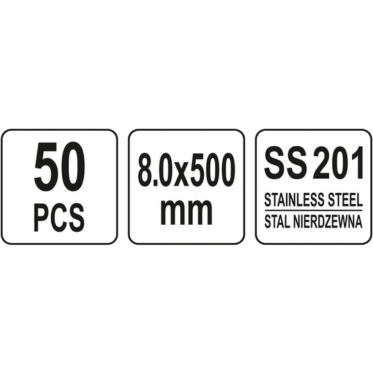 OPASKI ZACI ZE STA NIERD 8.0X500MM 50SZT -zdjęcie numer 5