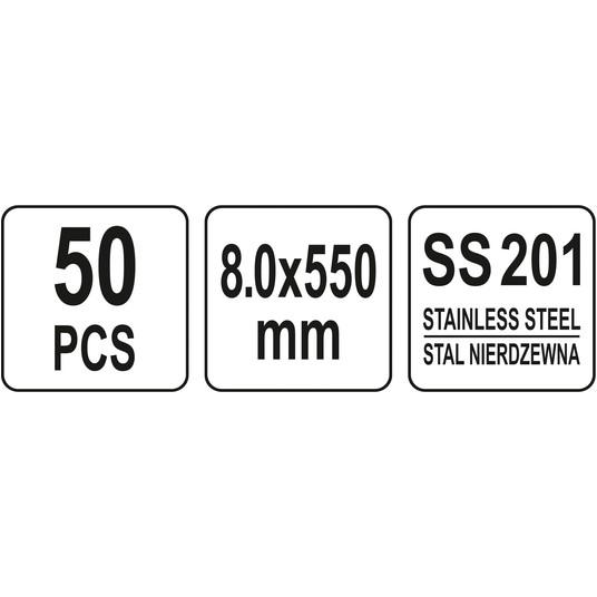 OPASKI ZACI ZE STA NIERD 8.0X550MM 50SZT -zdjęcie numer 4