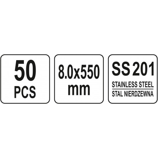 OPASKI ZACI ZE STA NIERD 8.0X550MM 50SZT -zdjęcie numer 4