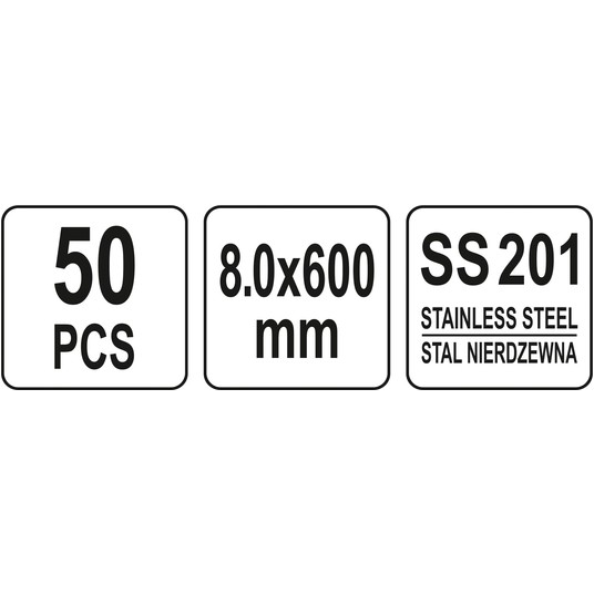 OPASKI ZACI ZE STA NIERD 8.0X600MM 50SZT -zdjęcie numer 4