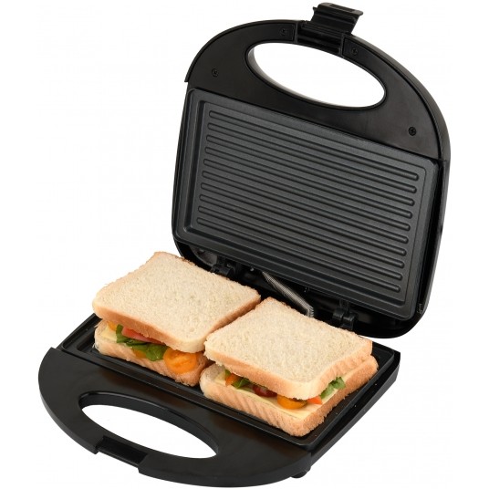 OPIEKACZ 750W, PŁYTA GRILLOWA, CZARNY -zdjęcie numer 4