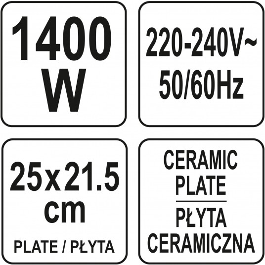 OPIEKACZ DO CIASTEK 1400W, 24SZT -zdjęcie numer 9