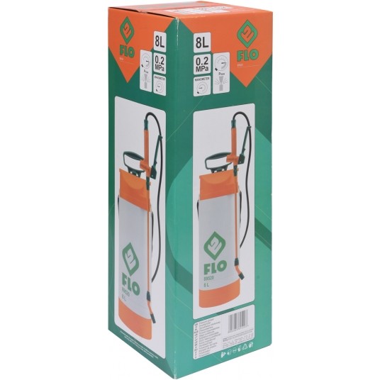 OPRYSKIWACZ CIŚN. Z MANOMETREM 8L FLO -zdjęcie numer 2