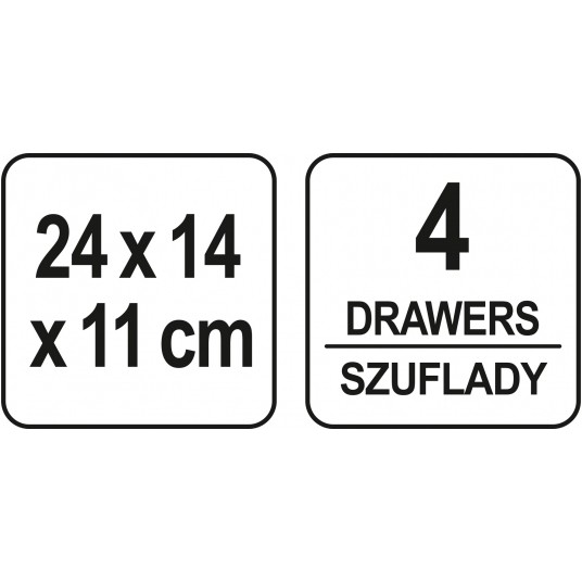 ORGANIZER NA KOSMETYKI CRYSTAL 7 -zdjęcie numer 2