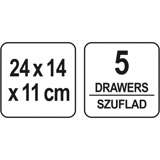 ORGANIZER NA KOSMETYKI CRYSTAL 8 -zdjęcie numer 2