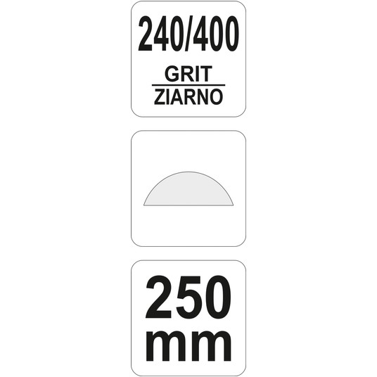 OSEŁKA DIAMENTOWA - PILNIK L-250 MM -zdjęcie numer 4