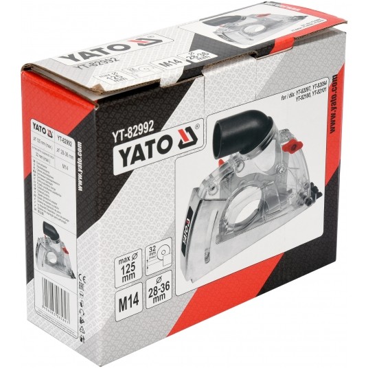 OSŁONA PRZECIWPYŁOWA DO CIĘCIA 125MM -zdjęcie numer 3