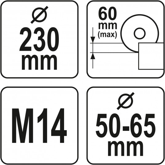 OSŁONA PRZECIWPYŁOWA DO CIĘCIA 230MM -zdjęcie numer 3