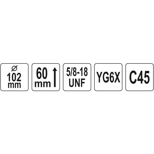 OTWORNICA UNIWERSALNA TCT 102MM 5/8'' -zdjęcie numer 4