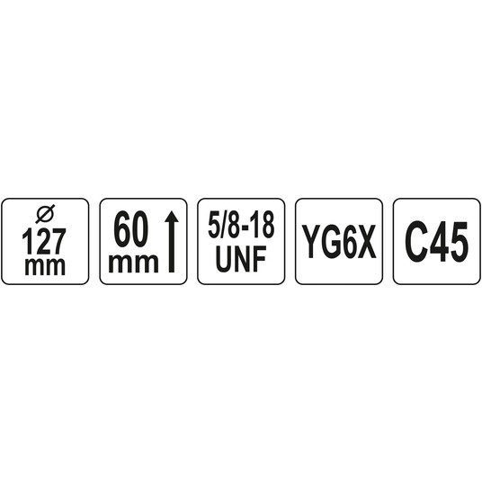OTWORNICA UNIWERSALNA TCT 127MM 5/8'' -zdjęcie numer 4