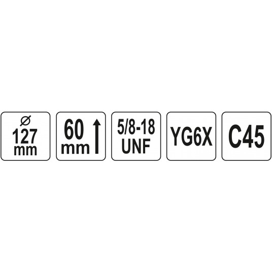 OTWORNICA UNIWERSALNA TCT 127MM 5/8'' -zdjęcie numer 4