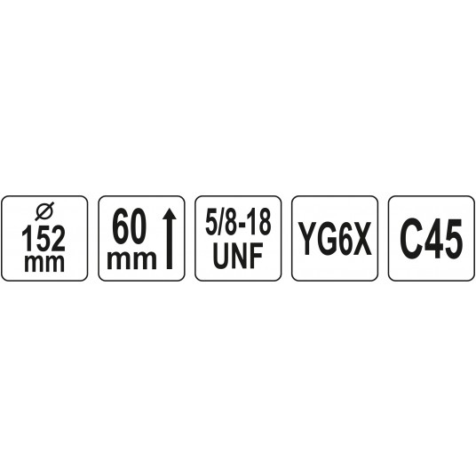 OTWORNICA UNIWERSALNA TCT 152MM 5/8'' -zdjęcie numer 4