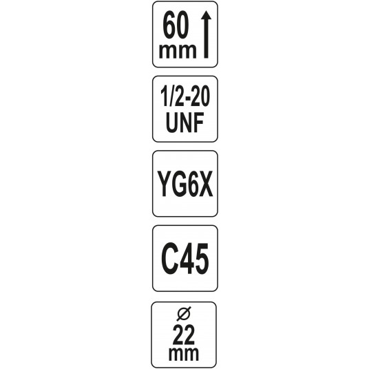 OTWORNICA UNIWERSALNA TCT 22MM 1/2'' -zdjęcie numer 4