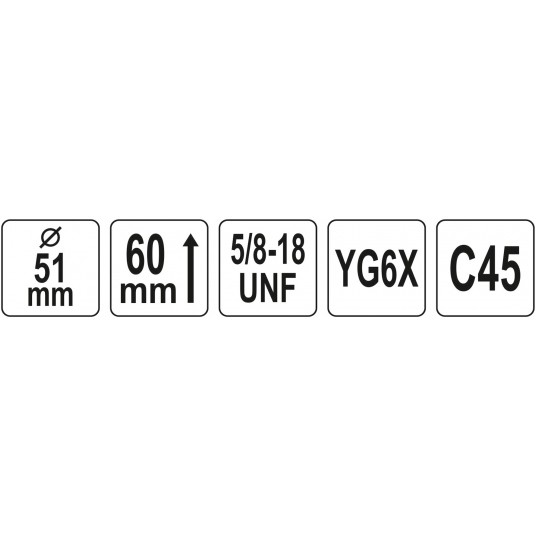 OTWORNICA UNIWERSALNA TCT 51MM 5/8'' -zdjęcie numer 4