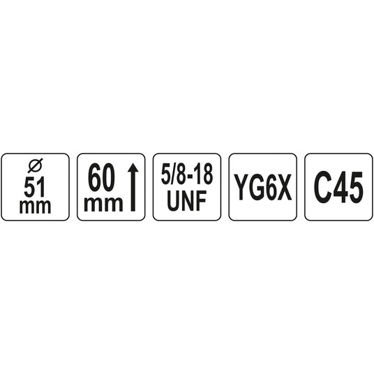 OTWORNICA UNIWERSALNA TCT 51MM 5/8'' -zdjęcie numer 4