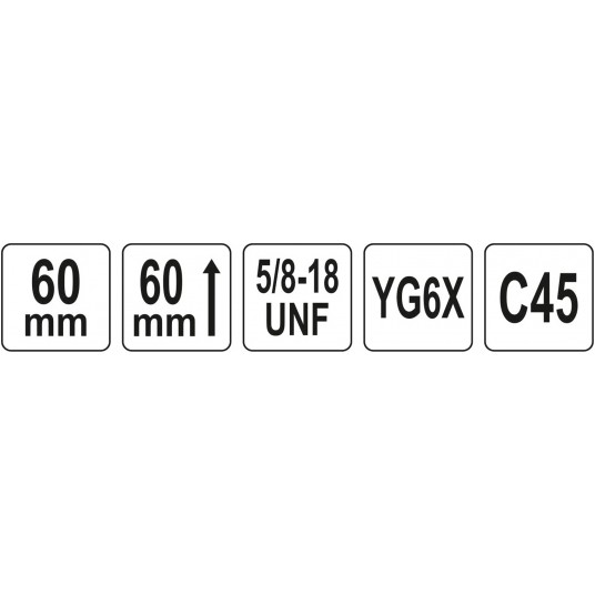 OTWORNICA UNIWERSALNA TCT 60MM 5/8'' -zdjęcie numer 4