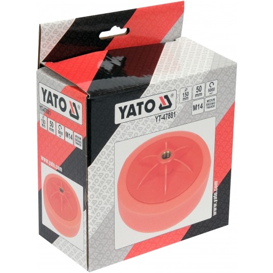 PAD POLERSKI 150x50MM, GĄBKA ŚREDNIA M14 -zdjęcie numer 4