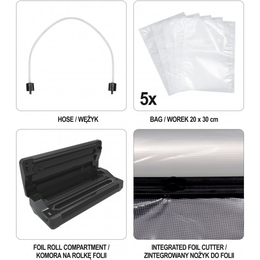 PAKOWARKA PRÓŻNIOWA 130W, MAX 30CM -zdjęcie numer 7
