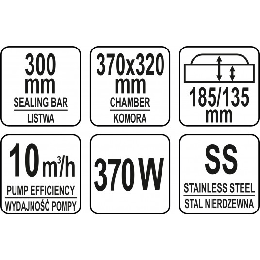 PAKOWARKA PRÓŻNIOWA-KOMOROWA 300MM -zdjęcie numer 6