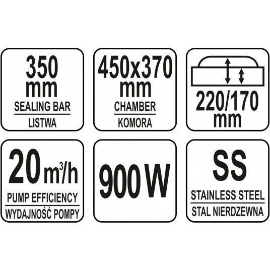 PAKOWARKA PRÓŻNIOWA-KOMOROWA 350MM -zdjęcie numer 6