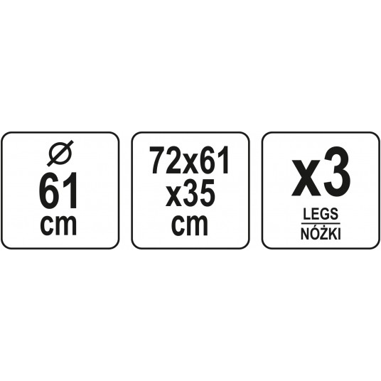 PALENISKO STALOWE 61CM -zdjęcie numer 7