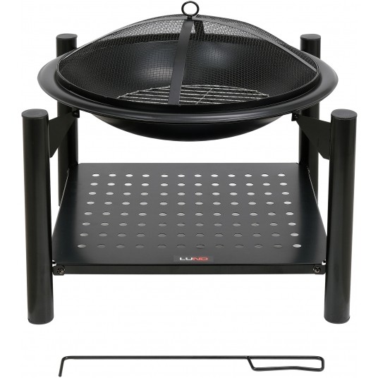 PALENISKO STALOWE DREWUTNIA 58X58X55CM -zdjęcie numer 1