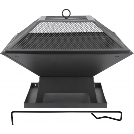 PALENISKO STALOWE Z POKRYWĄ 45 X 45CM -zdjęcie numer 1